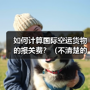 如何计算国际空运货物的报关费？（不清楚的跨境电商卖家看过来）（图3）