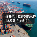连云港中欧班列跑出经济发展“加速度”