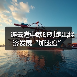 连云港中欧班列跑出经济发展“加速度” 连云港中欧班列跑出经济发展“加速度”