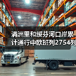 满洲里和绥芬河口岸累计通行中欧班列2754列 均创历史新高(图4) 满洲里和绥芬河口岸累计通行中欧班列2754列 均创历史新高(图4)