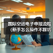 国际空运电子申报流程(新手怎么操作不踩坑)(图4) 国际空运电子申报流程(新手怎么操作不踩坑)(图4)