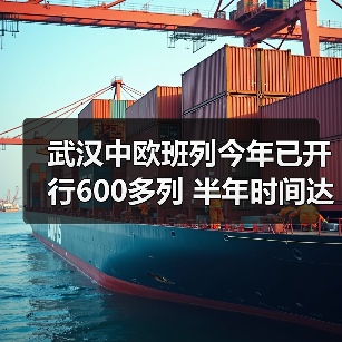 武汉中欧班列今年已开行600多列 半年时间达到去年全年发运量(图3) 武汉中欧班列今年已开行600多列 半年时间达到去年全年发运量(图3)