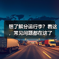 想了解分运行李？看这，常见问题都在这了