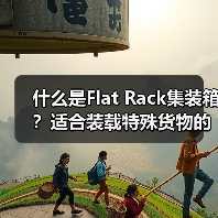 什么是Flat Rack集装箱？适合装载特殊货物的开放式货柜