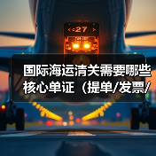 国际海运清关需要哪些核心单证(提单/发票/箱单/产地证等)(图1) 国际海运清关需要哪些核心单证(提单/发票/箱单/产地证等)(图1)