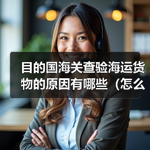 目的国海关查验海运货物的原因有哪些(怎么配合处理)(图3) 目的国海关查验海运货物的原因有哪些(怎么配合处理)(图3)