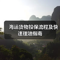 海运货物投保流程及快速理赔指南(图3) 海运货物投保流程及快速理赔指南(图3)