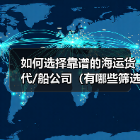 如何选择靠谱的海运货代/船公司（有哪些筛选标准）（图4）