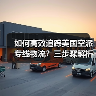 如何高效追踪美国空派专线物流？三步骤解析