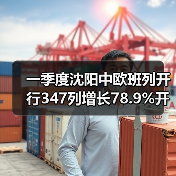 一季度沈阳中欧班列开行347列增长78.9%开行规模全国前列
