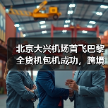 北京大兴机场首飞巴黎全货机包机成功,跨境电商物流新通道开通(图2) 北京大兴机场首飞巴黎全货机包机成功,跨境电商物流新通道开通(图2)