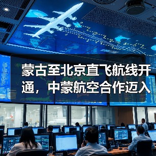 蒙古至北京直飞航线开通，中蒙航空合作迈入新阶段