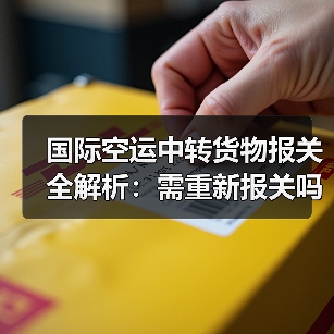 国际空运中转货物报关全解析:需重新报关吗?(图3) 国际空运中转货物报关全解析:需重新报关吗?(图3)