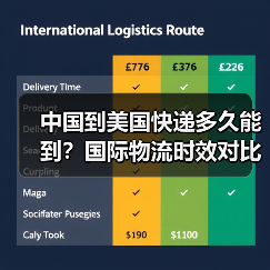 中国到美国快递多久能到?国际物流时效对比解析(图2) 中国到美国快递多久能到?国际物流时效对比解析(图2)