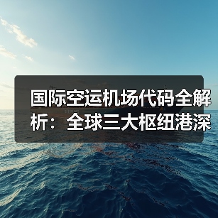 国际空运机场代码全解析:全球三大枢纽港深度解读(图1) 国际空运机场代码全解析:全球三大枢纽港深度解读(图1)