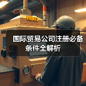 国际贸易公司注册必备条件全解析（图1）