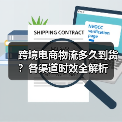 跨境电商物流多久到货?各渠道时效全解析(图1) 跨境电商物流多久到货?各渠道时效全解析(图1)