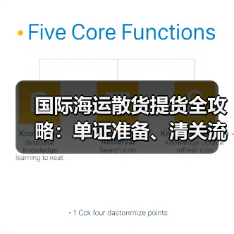 国际海运散货提货全攻略：单证准备、清关流程与注意事项（图2）