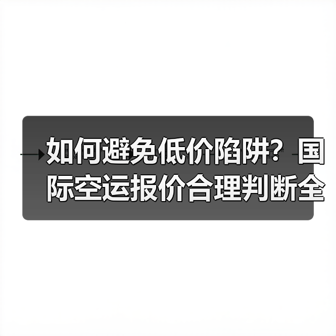 如何避免低价陷阱?国际空运报价合理判断全攻略(图3) 如何避免低价陷阱?国际空运报价合理判断全攻略(图3)