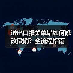 进出口报关单错如何修改撤销?全流程指南(图2) 进出口报关单错如何修改撤销?全流程指南(图2)
