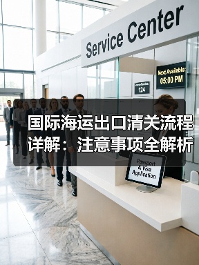 国际海运出口清关流程详解:注意事项全解析(图1) 国际海运出口清关流程详解:注意事项全解析(图1)