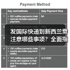 发国际快递到新西兰需注意哪些事项？全面指南解析（图1）