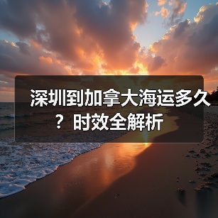 深圳到加拿大海运多久?时效全解析(图3) 深圳到加拿大海运多久?时效全解析(图3)
