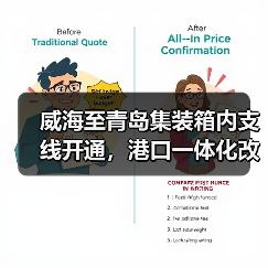 威海至青岛集装箱内支线开通,港口一体化改革如何升级? 威海至青岛集装箱内支线开通,港口一体化改革如何升级?