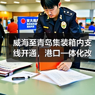 威海至青岛集装箱内支线开通，港口一体化改革如何升级？（图2）