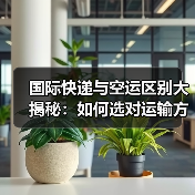 国际快递与空运区别大揭秘:如何选对运输方式?(图1) 国际快递与空运区别大揭秘:如何选对运输方式?(图1)