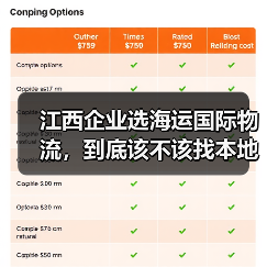 江西企业选海运国际物流,到底该不该找本地服务商?看完这几点利弊再决定 江西企业选海运国际物流,到底该不该找本地服务商?看完这几点利弊再决定