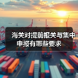 海关对提前报关与集中申报有哪些要求(图2) 海关对提前报关与集中申报有哪些要求(图2)