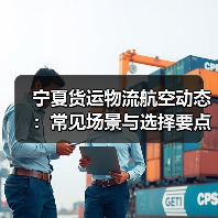宁夏货运物流航空动态：常见场景与选择要点2026（图1）